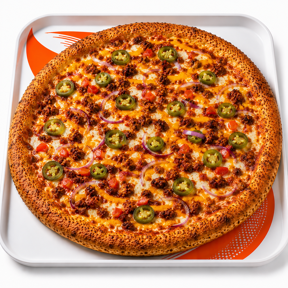 Acılı Meksika Pizza